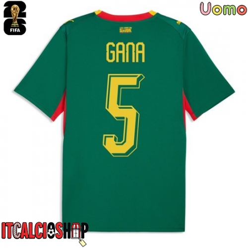 Senegal Idrissa Gueye #5 Seconda Maglia Mondiali 2026 Manica Corta
